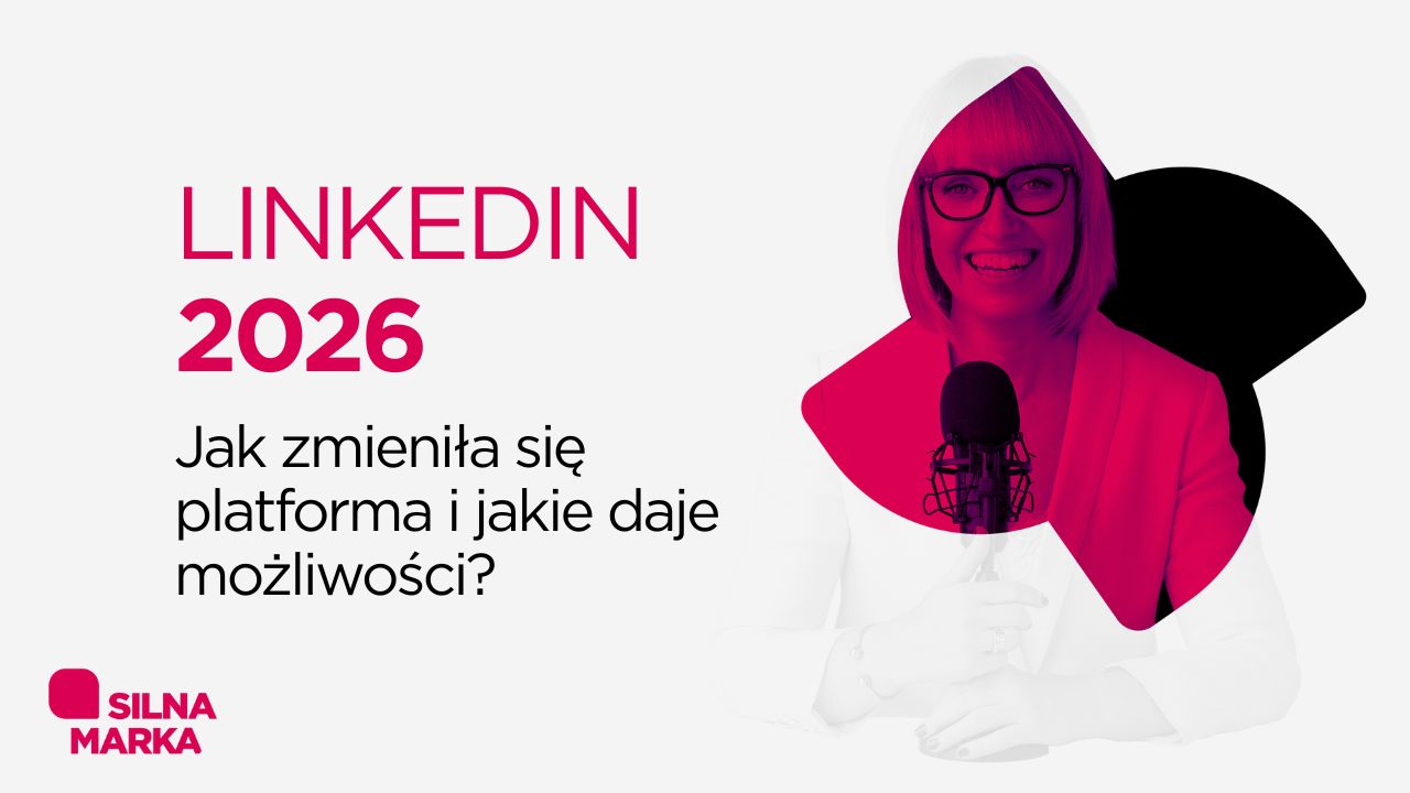 Angelika Chimkowska - ekspertka CEO brandingu, Linkedin oraz marki osobistej ekspertów, na grafice wyróżniającej artykuł o tym, jakie zmiany pojawiły się na LinkedIn w 2026 roku i jak obecnie wygląda rekrutacja, sprzedaż oraz networking.